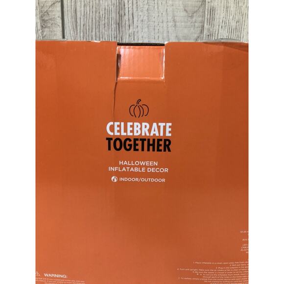 Halloween 10ft tall Inflatable Dead Tree Ghosts Pumpkins Outdoor LED Decoration - Picture 8 of 9